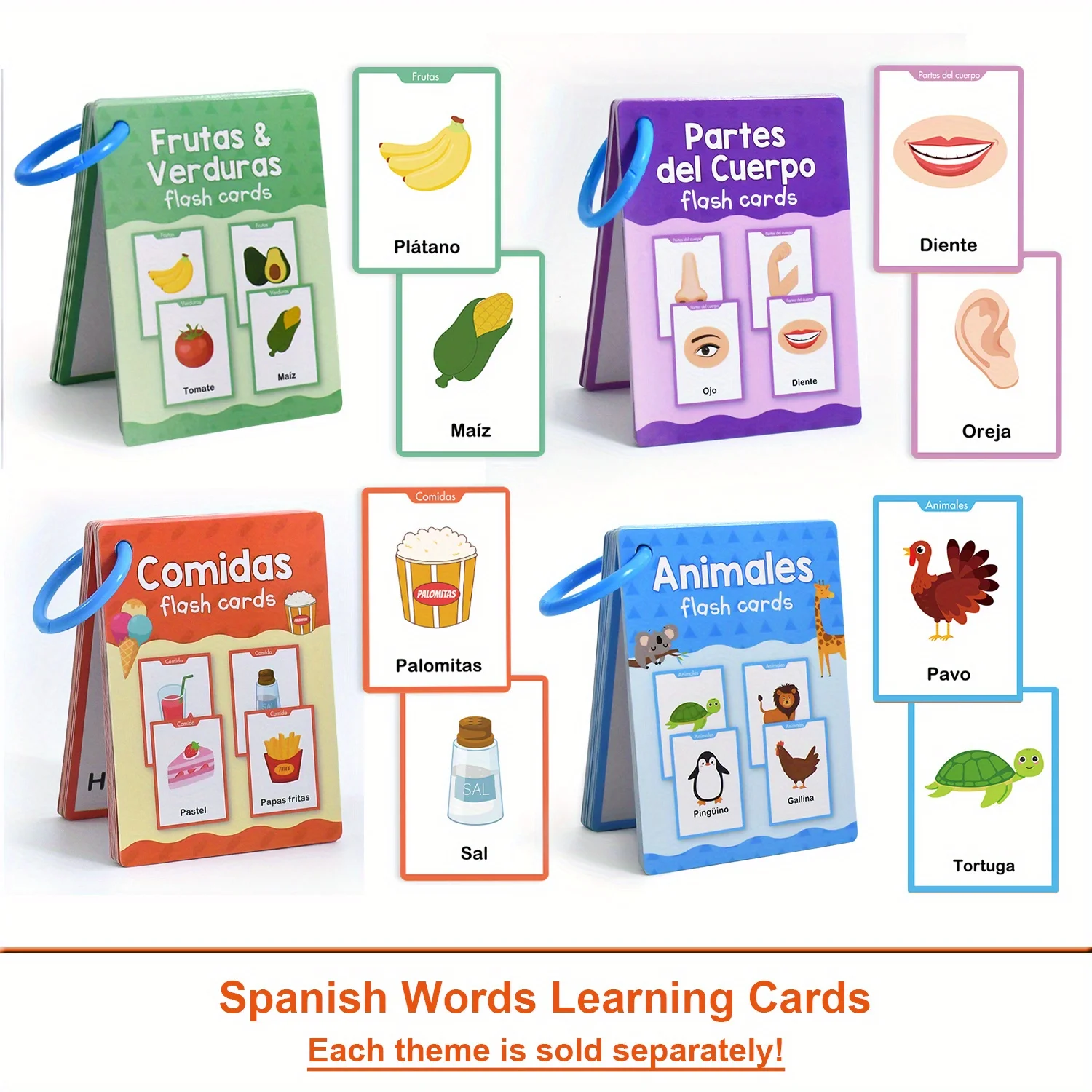 Sight Word Game - Spanish Vocabulary Learning Flashcards Words Cognitive