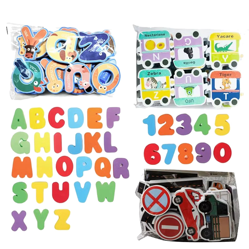 Number Puzzle Foam - Baby Bath Toys Floating Foam EVA