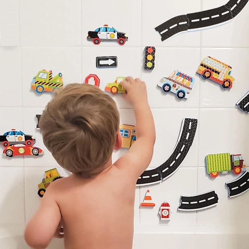 Number Puzzle Foam - Baby Bath Toys Letter Number Cognitive