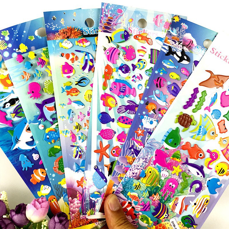 3D Bubble Sticker Car Truck Pl - Kids Education Shows ulasan dan harga