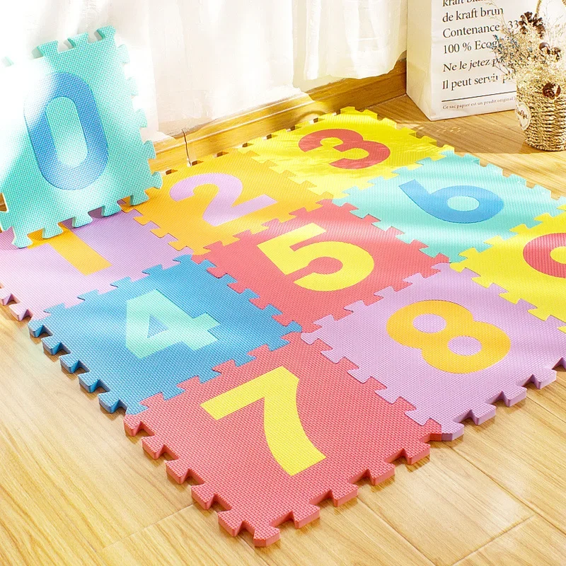 Baby Play Mat Kids EVA Foam Pu - Number Puzzle Foam ulasan dan harga