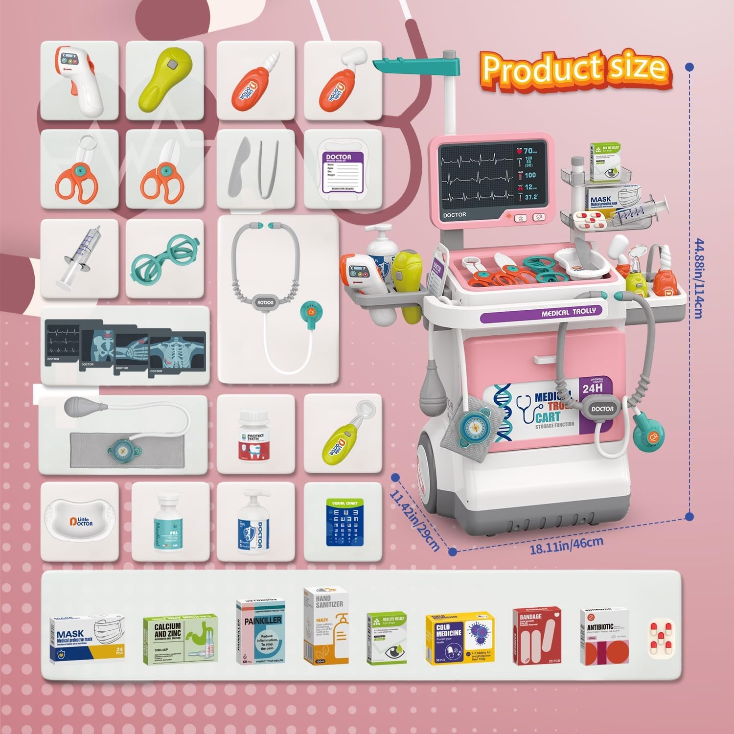 Deluxe Kids Doctor Play Set Pr - Kids Doctor Education ulasan dan harga