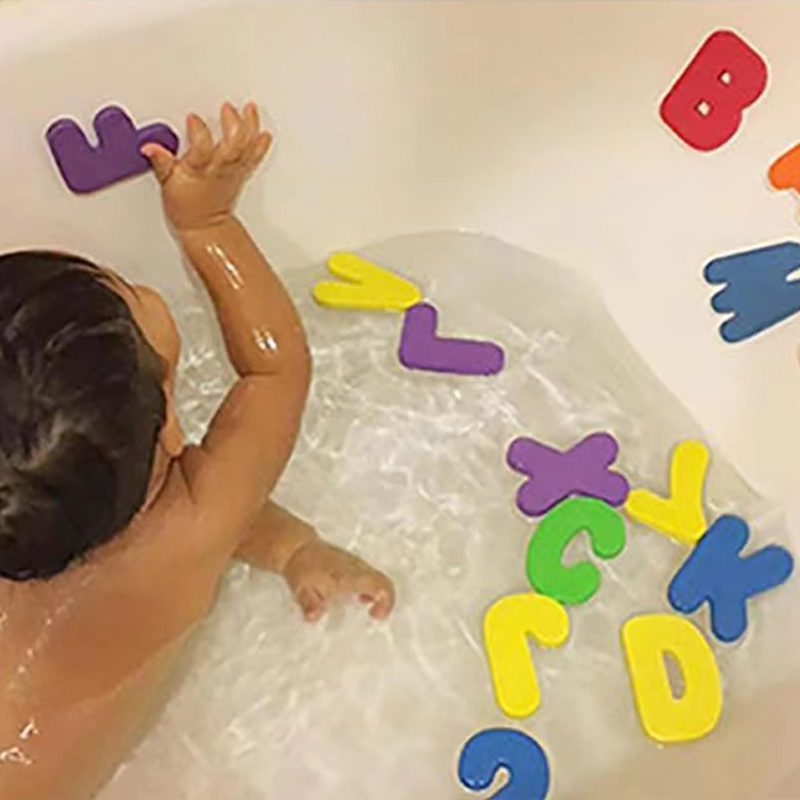 Children Bath Toys Foam Fun Fl - Number Puzzle Foam ulasan dan harga