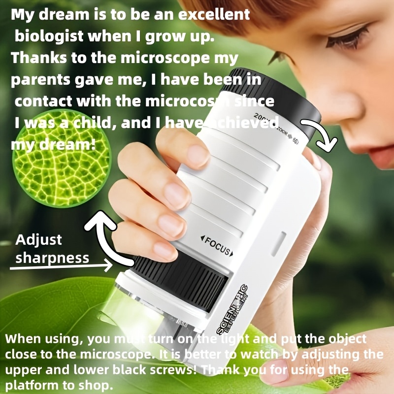 Handheld Microscope Kit Portab - Kids Doctor Education ulasan dan harga