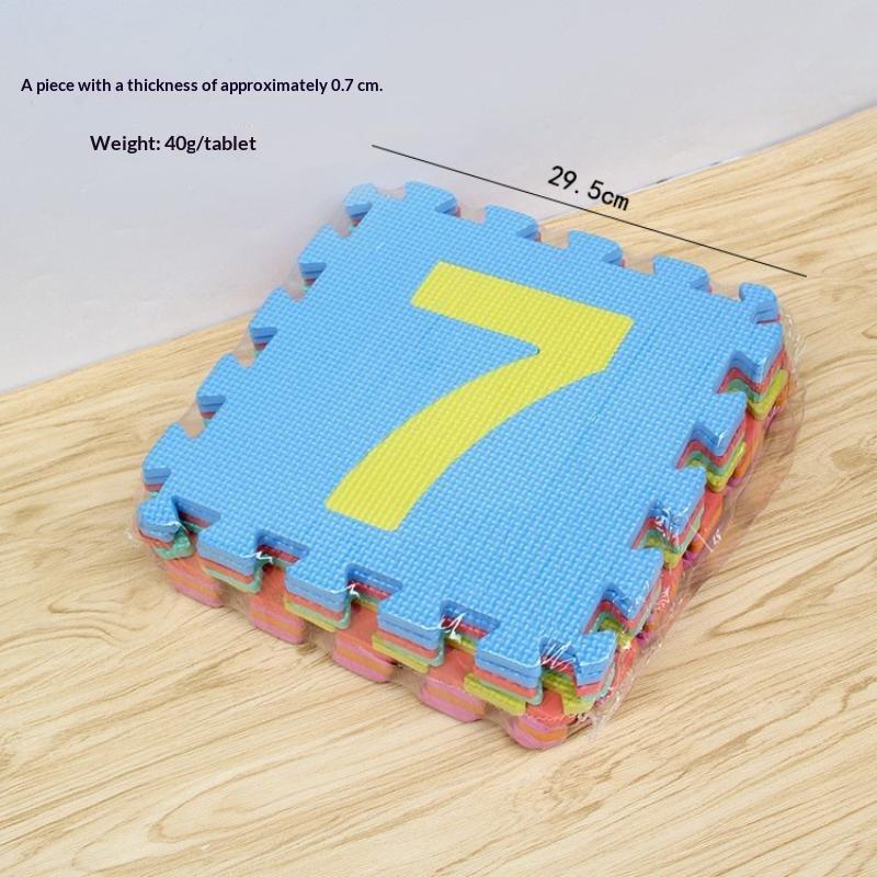 Non Toxic PE Foam Play Mat Alp - Number Puzzle Foam ulasan dan harga