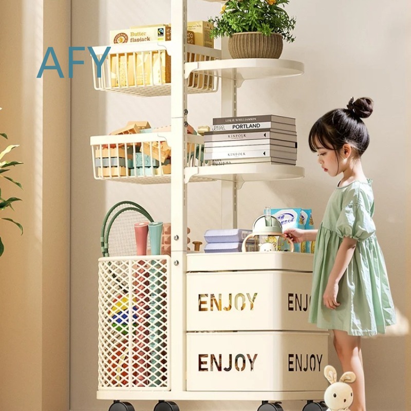 Multilayer Kids Toy Storage Or - Montessori Shelf Toy ulasan dan harga