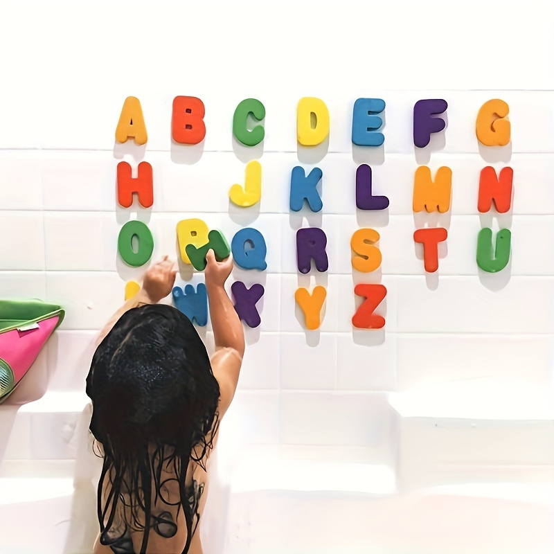 36pcs Set Of Bath Foam Letters - Number Puzzle Foam ulasan dan harga