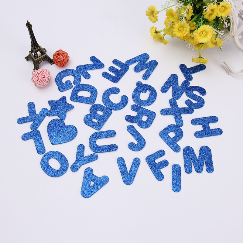 Cartoon Glittering Effect DIY  - Number Puzzle Foam ulasan dan harga