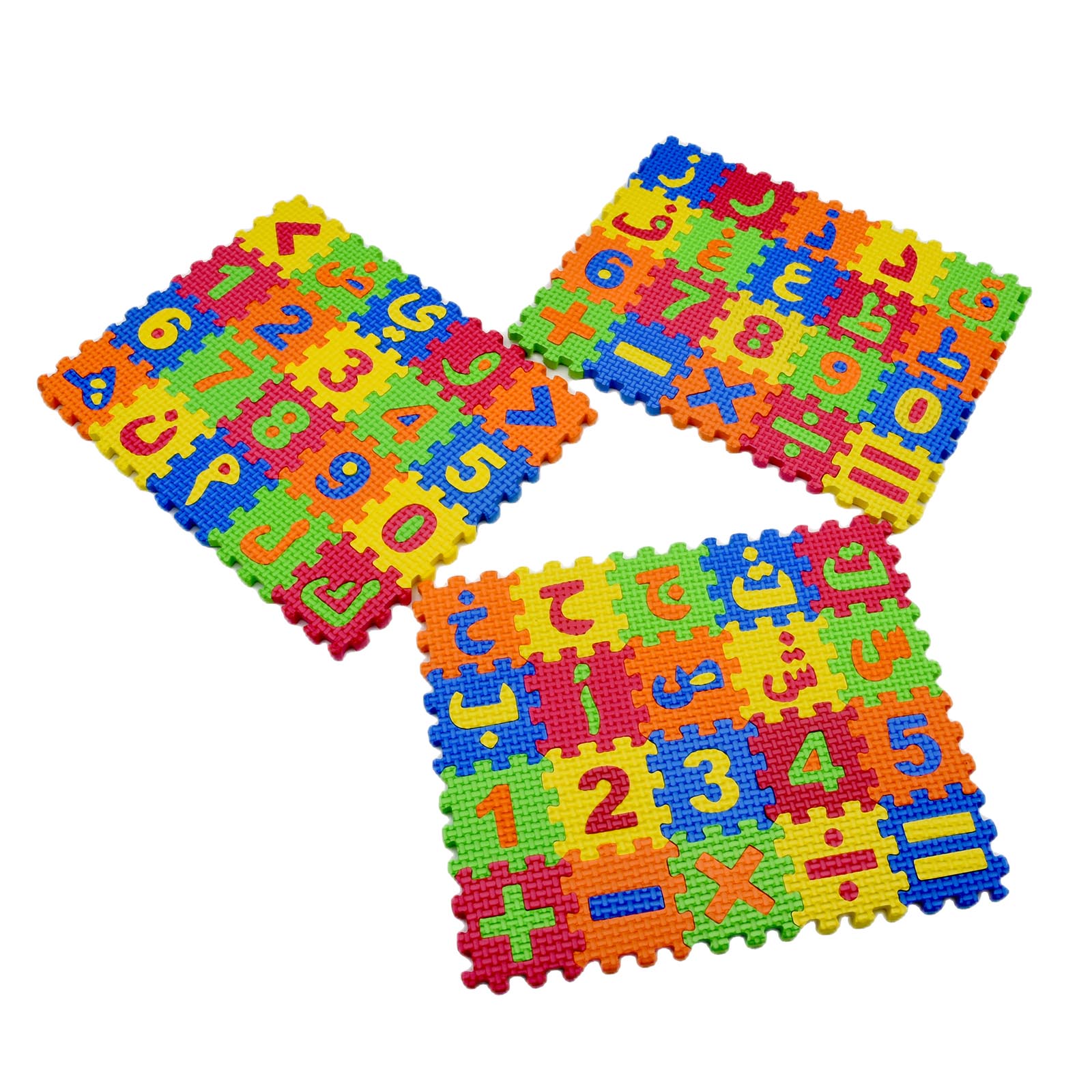 60 Pcs/set Arabic Children Min - Number Puzzle Foam ulasan dan harga