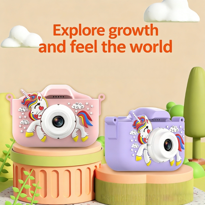 Rechargeable Kids Camera Toy W - Kids Early Education Photos ulasan dan harga